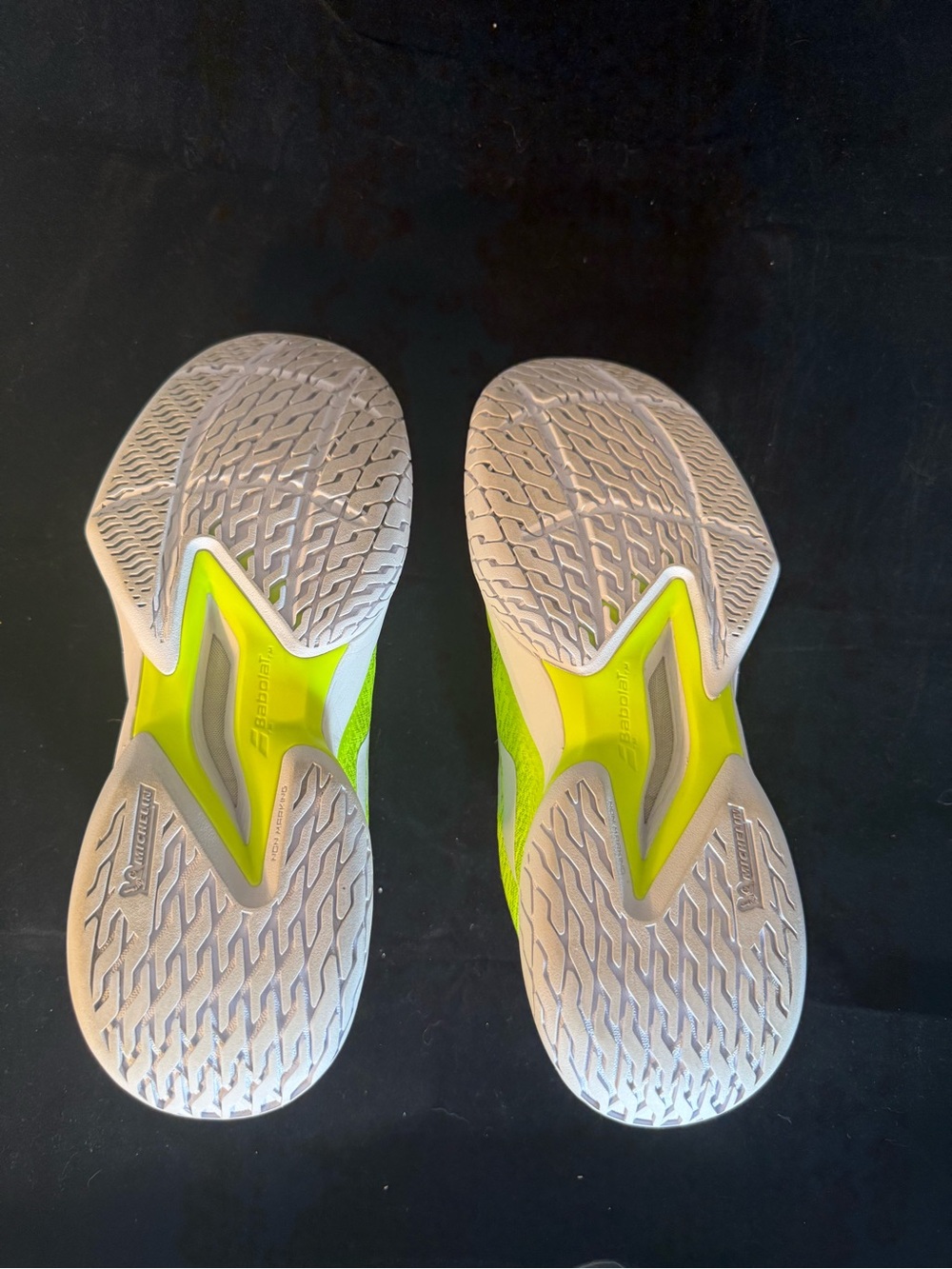 Babolat Jet Mach PKL Women Athletic Shoe - Neon Yellow/White size 9 - Picture 8 of 8